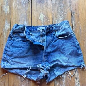 Re/Done Classic Blue Denim Jeans Short Size 27
